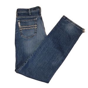 Cinch Men's White Label Relaxed Fit Dark Stone Wash Jeans MB92834031 32x34